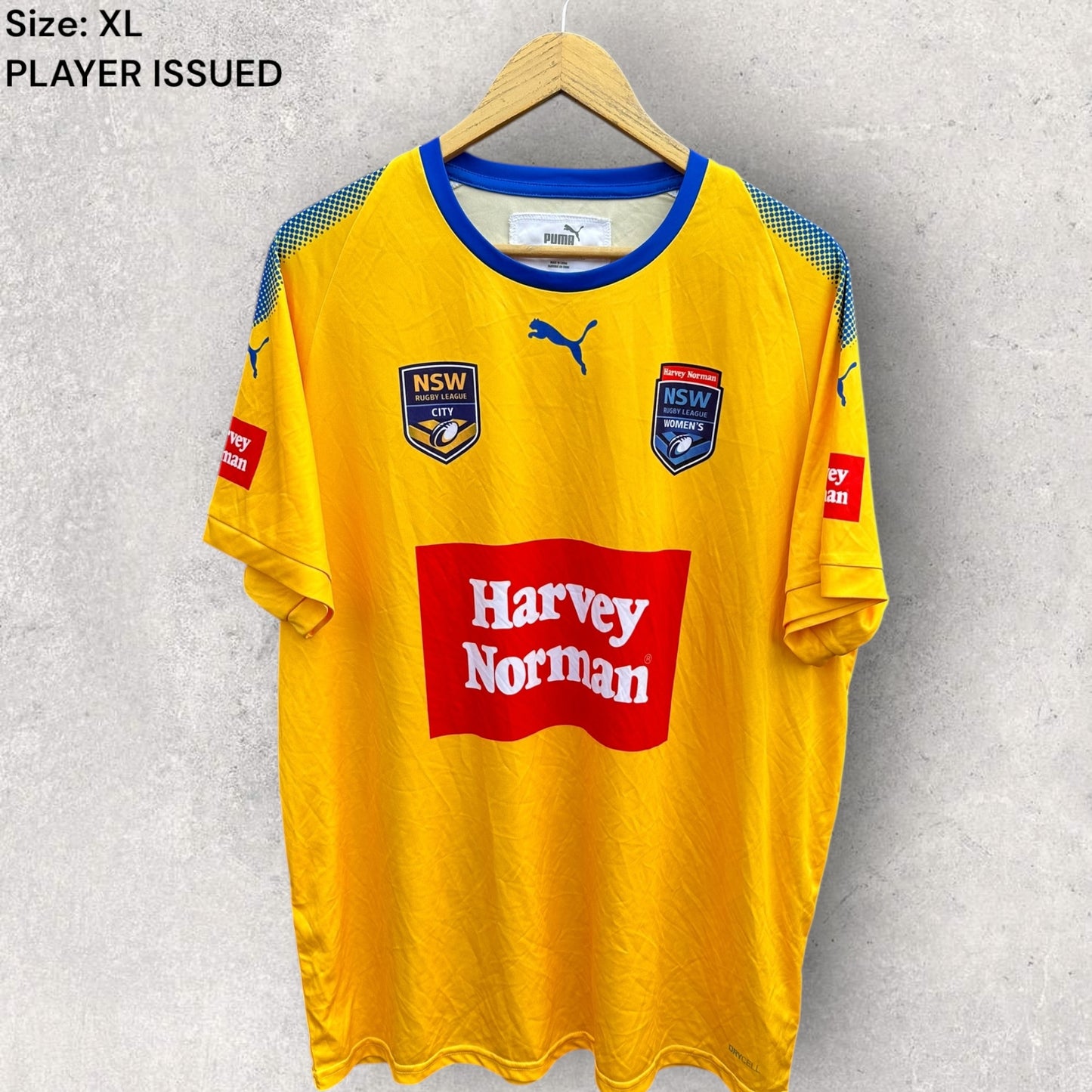 NSW CITY WOMENS PLAYER ISSUED TRAINING SHIRT ISSUED TO EMILY CURTAIN