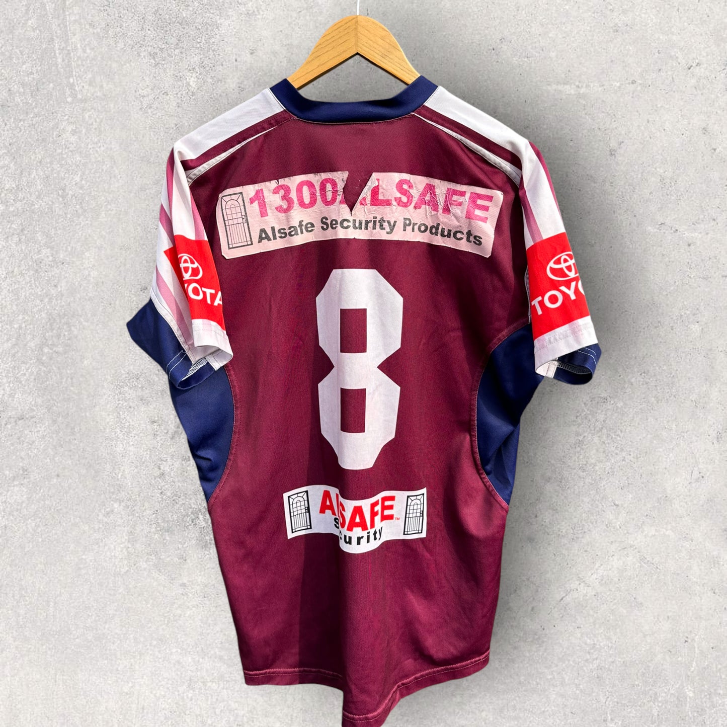 MANLY WARRINGAH SEA EAGLES TOYOTA CUP U20S MATCH WORN JERSEY