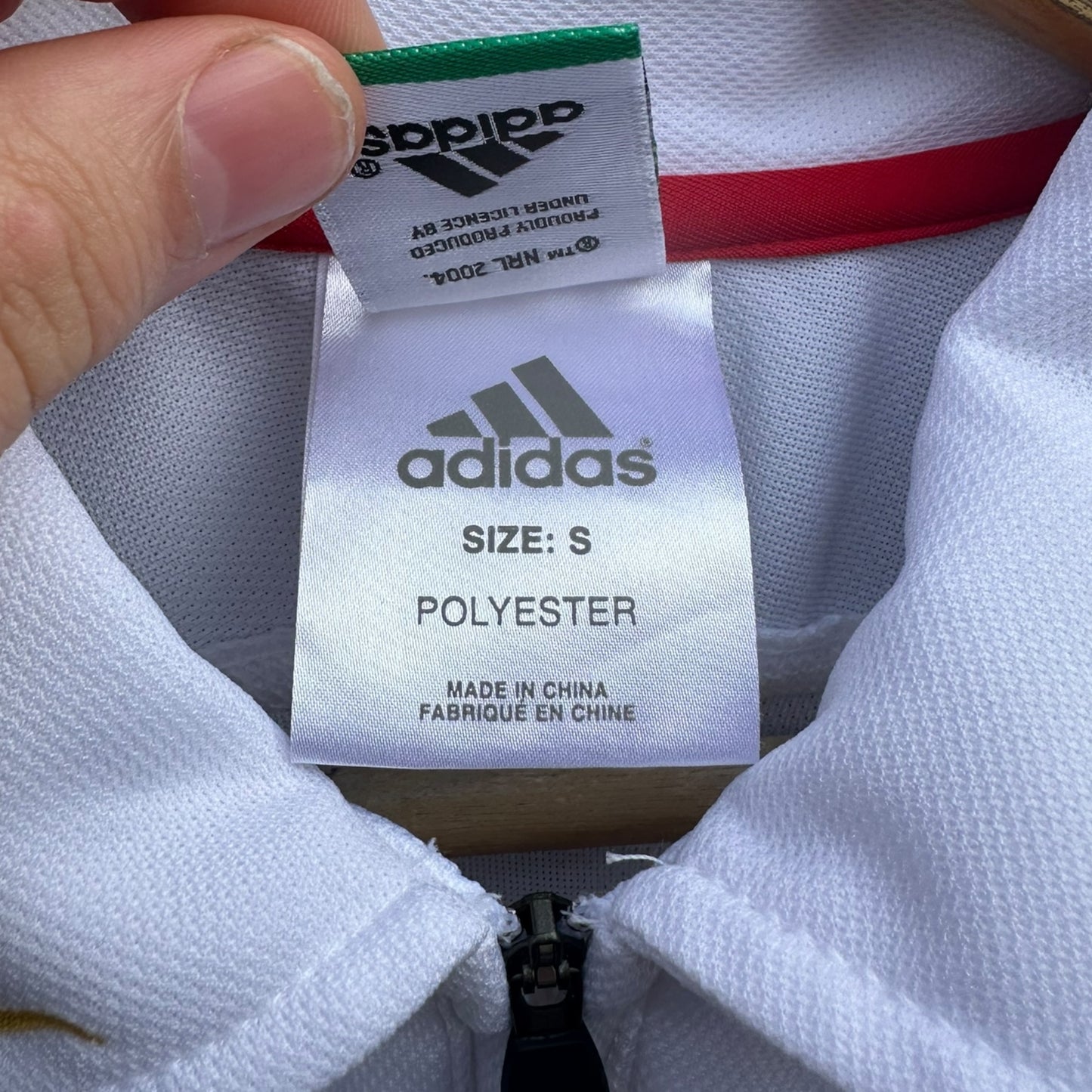 ST George Illawarra Dragons Adidas White Polo Shirt