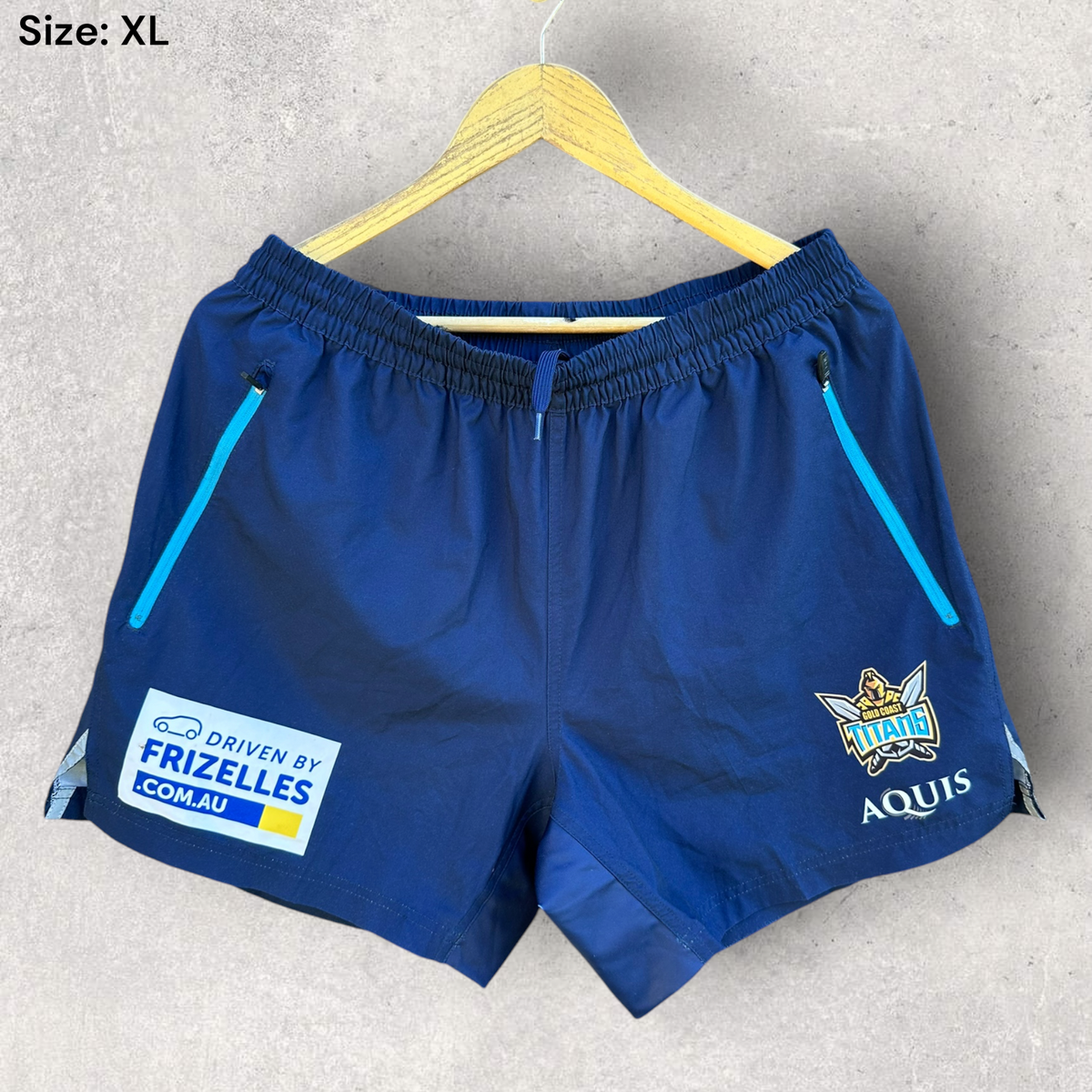 Gold Coast Titans Navy Blue NRL Training Shorts