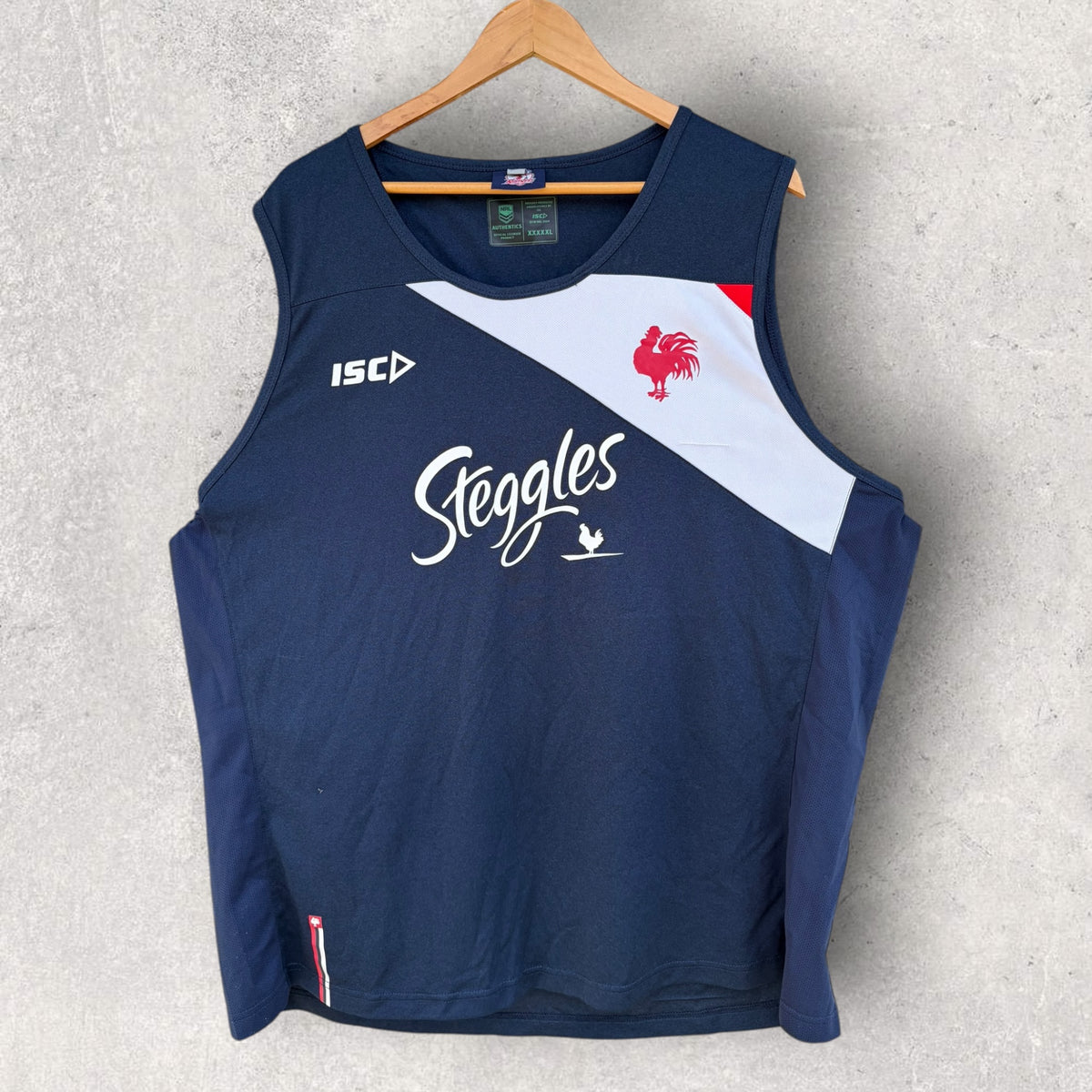 Sydney Roosters ISC Blue NRL Training Singlet