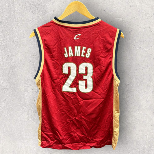 LEBRON JAMES CLEVELAND CAVALIERS ADIDAS VINTAGE NBA KIDS JERSEY