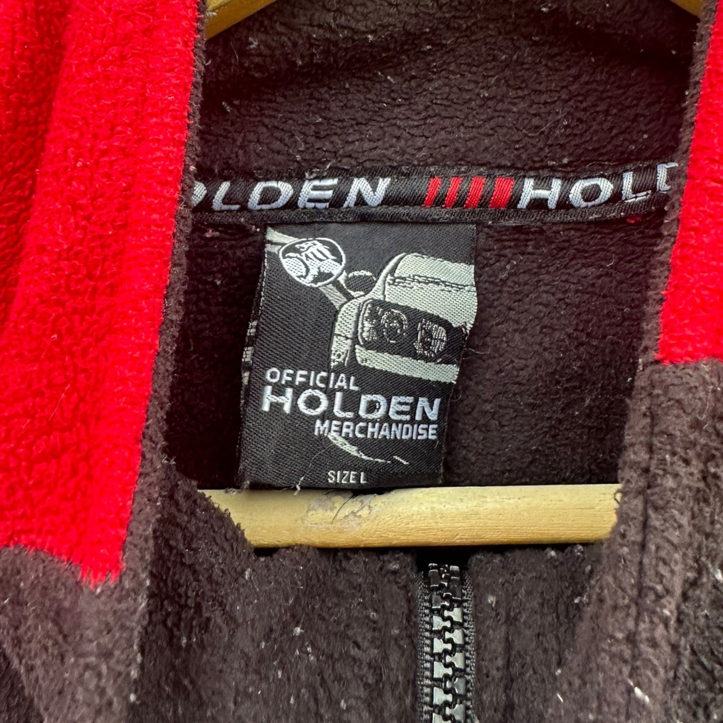HOLDEN MOTORSPORT VINTAGE HALF ZIP FLEECE JUMPER
