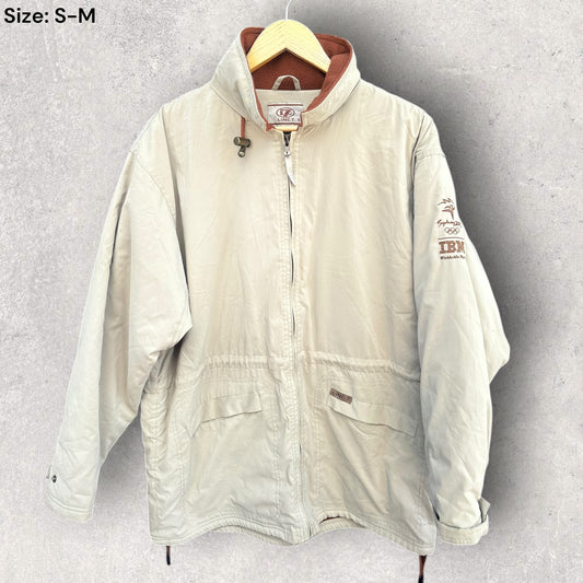 SYDNEY OLYMPIC 2000 BIEGE FULL ZIP OVERSIZED JACKET