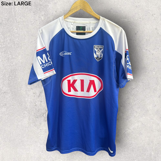 Canterbury Bulldogs KIA Training  Rugby League Shirt