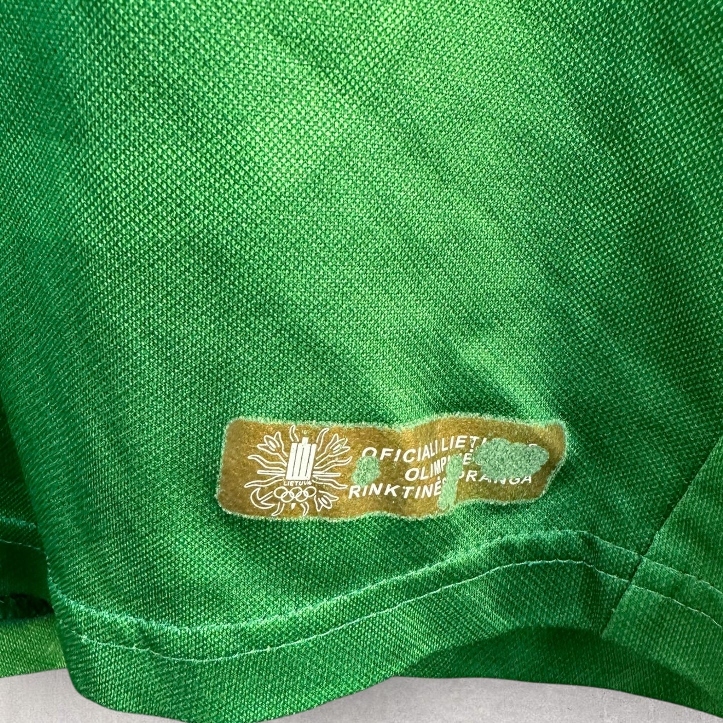 LITHUANIA 2008 BEIJING OLYMPIC GAMES FOOTBALL JERSEY