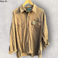 LAND ROVER VINTAGE LONG SLEEVE BROWN SHIRT