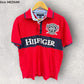TOMMY HILFIGER RED SHORT SLEEVE POLO SHIRT