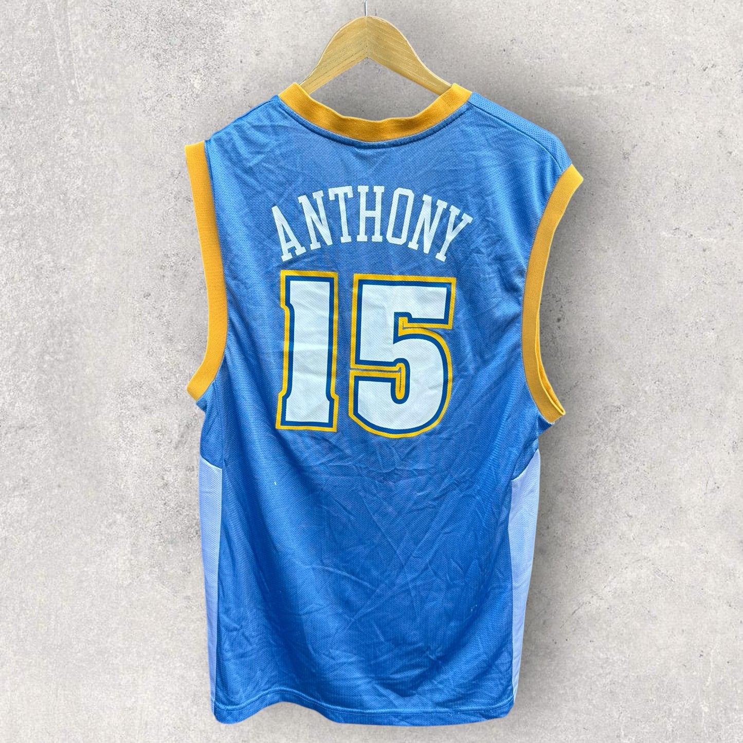 CARMELO ANTHONY DENVER NUGGETS VINTAGE REEBOK NBA JERSEY