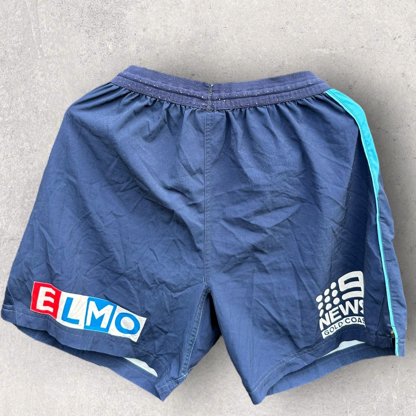 GOLD COAST TITANS PLAYER TRAINING SHORTS ISSUED TO SAM MCINTYRE