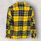 RALPH LAUREN POLO YELLOW FLANNELETTE BUTTON UP SHIRT