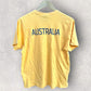 AUSTRALIA SOCCEROOS NIKE VINTAGE YELLOW SHORT SLEEVE SHIRT