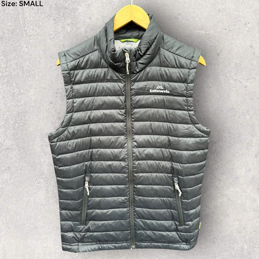 KATHMANDU BLACK SLEEVELESS PUFFER JACKET