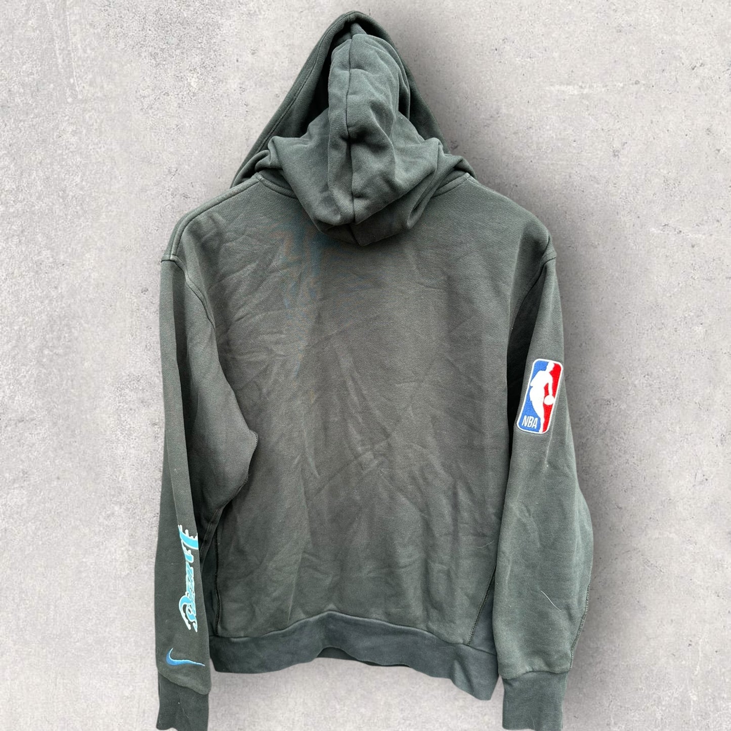 LA LAKERS CITY EDITION NIKE COURTSIDE BLACK HOODED JUMPER