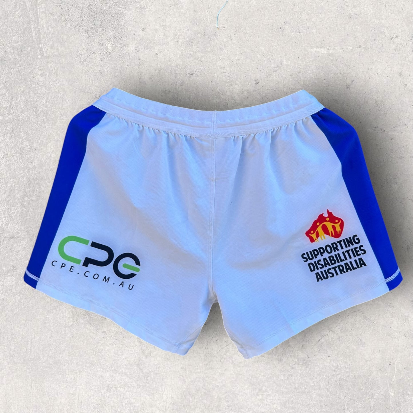 Canterbury Bulldogs Classic Match White NRL Shorts