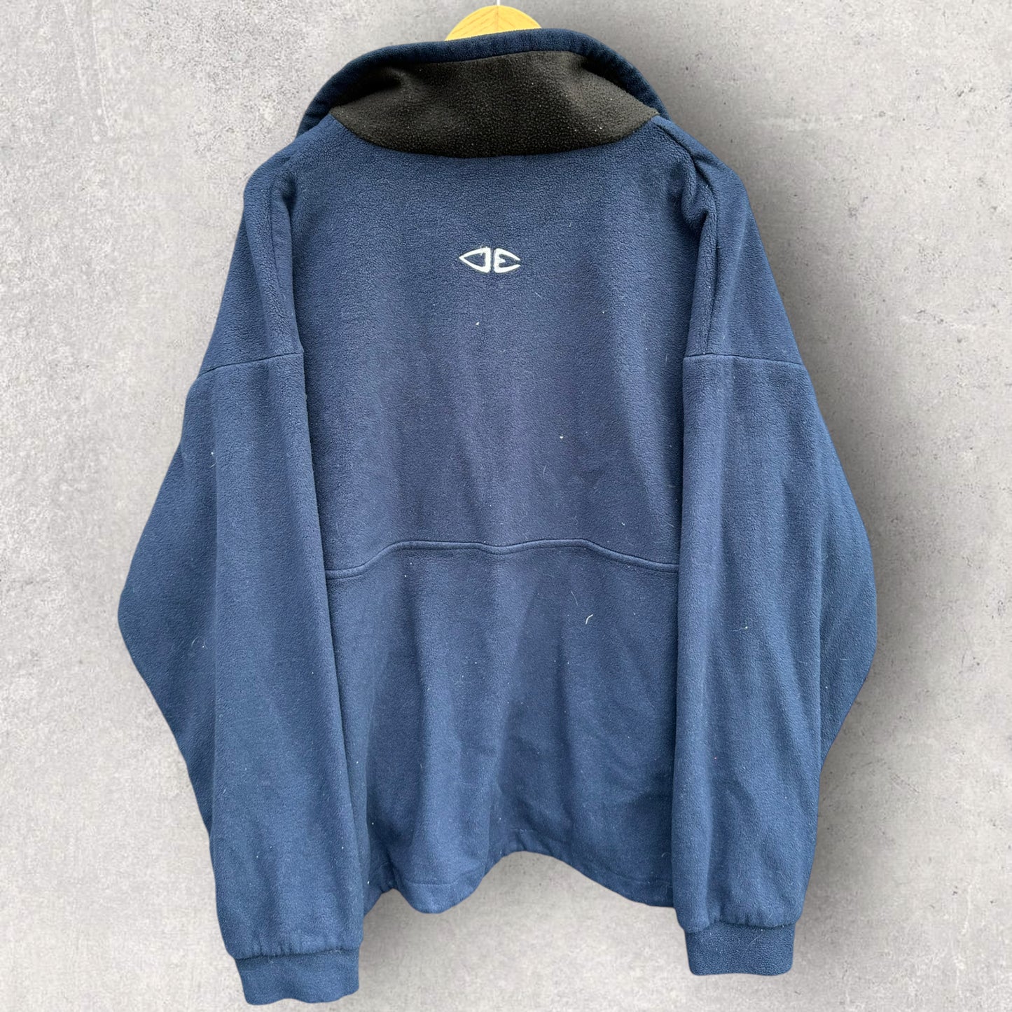 OCEAN EARTH VINTAGE BLUE HALF ZIP JACKET