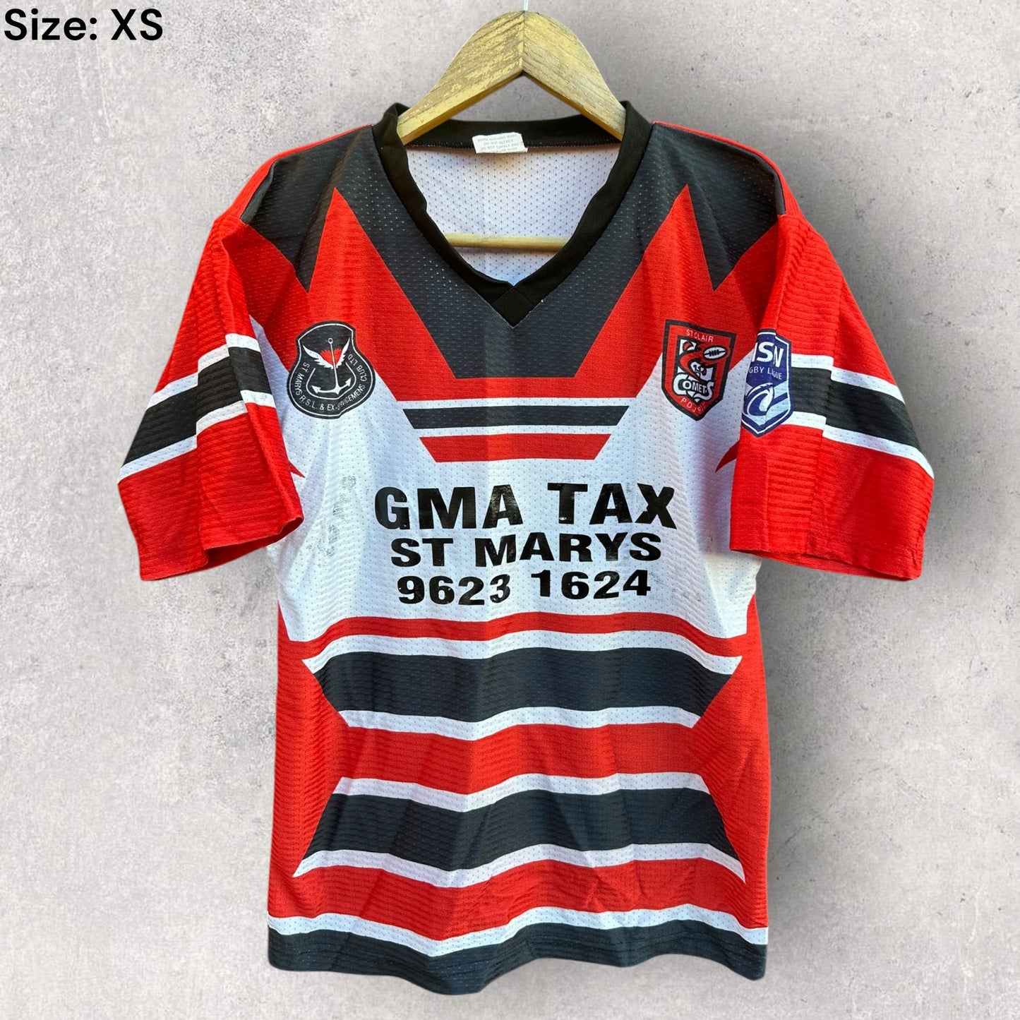 St Clair Comets Vintage Rugby League Match Jersey
