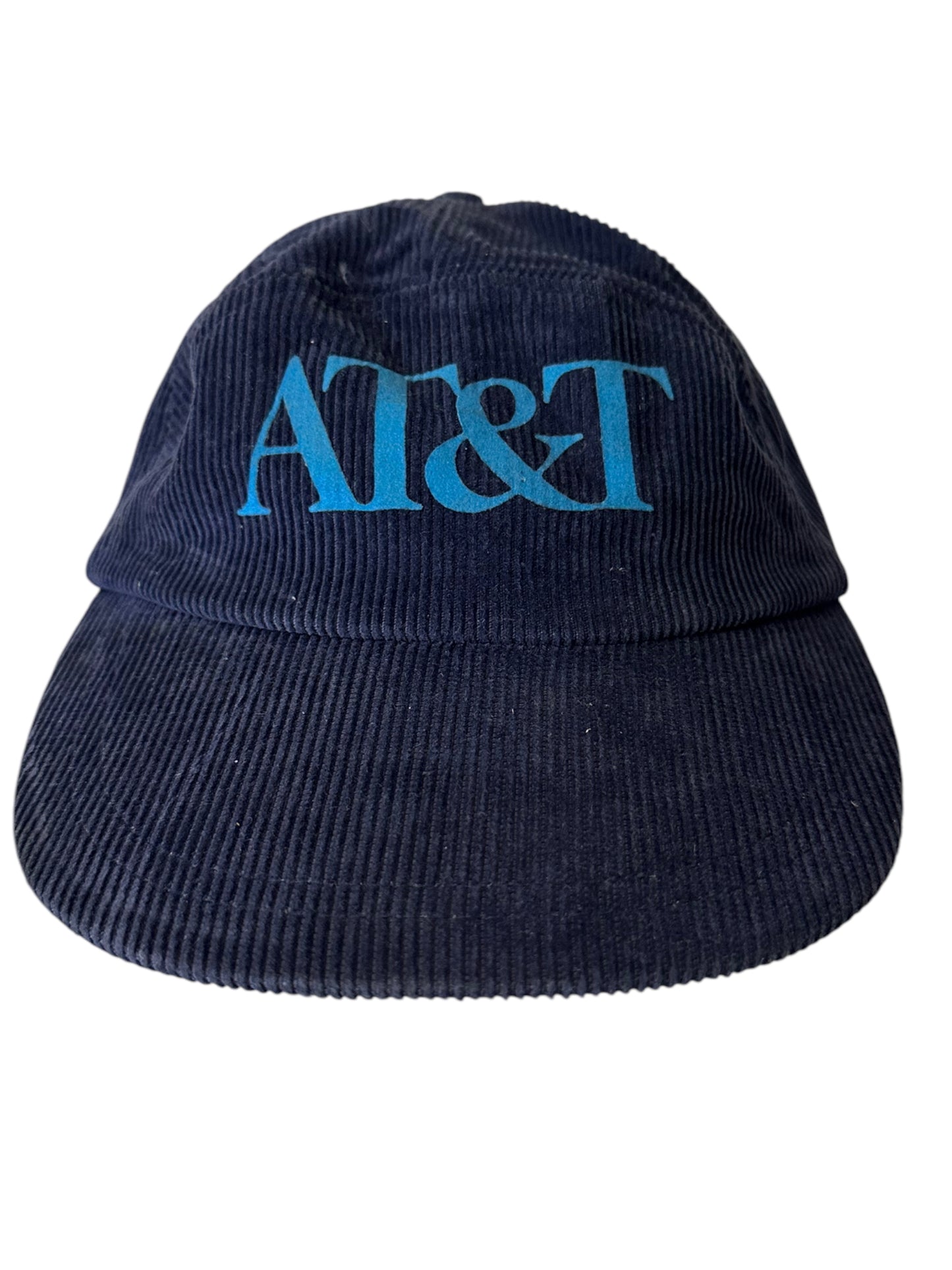 AT&T VINTAGE CORDUROY BLUE HAT
