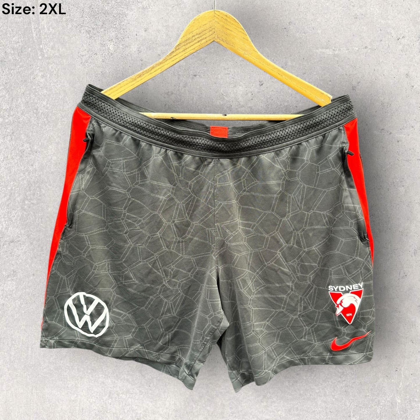 Sydney Swans Nike Grey Training Shorts