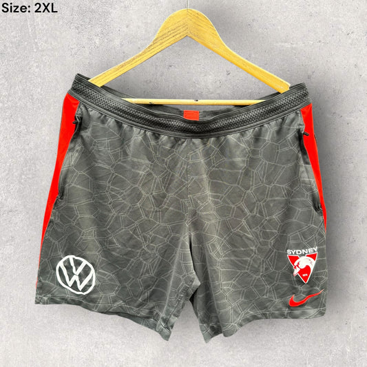 Sydney Swans Nike Grey Training Shorts