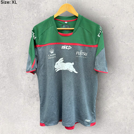 SOUTH SYDNEY RABBITOHS ISC GREY TRAINING SHIRT