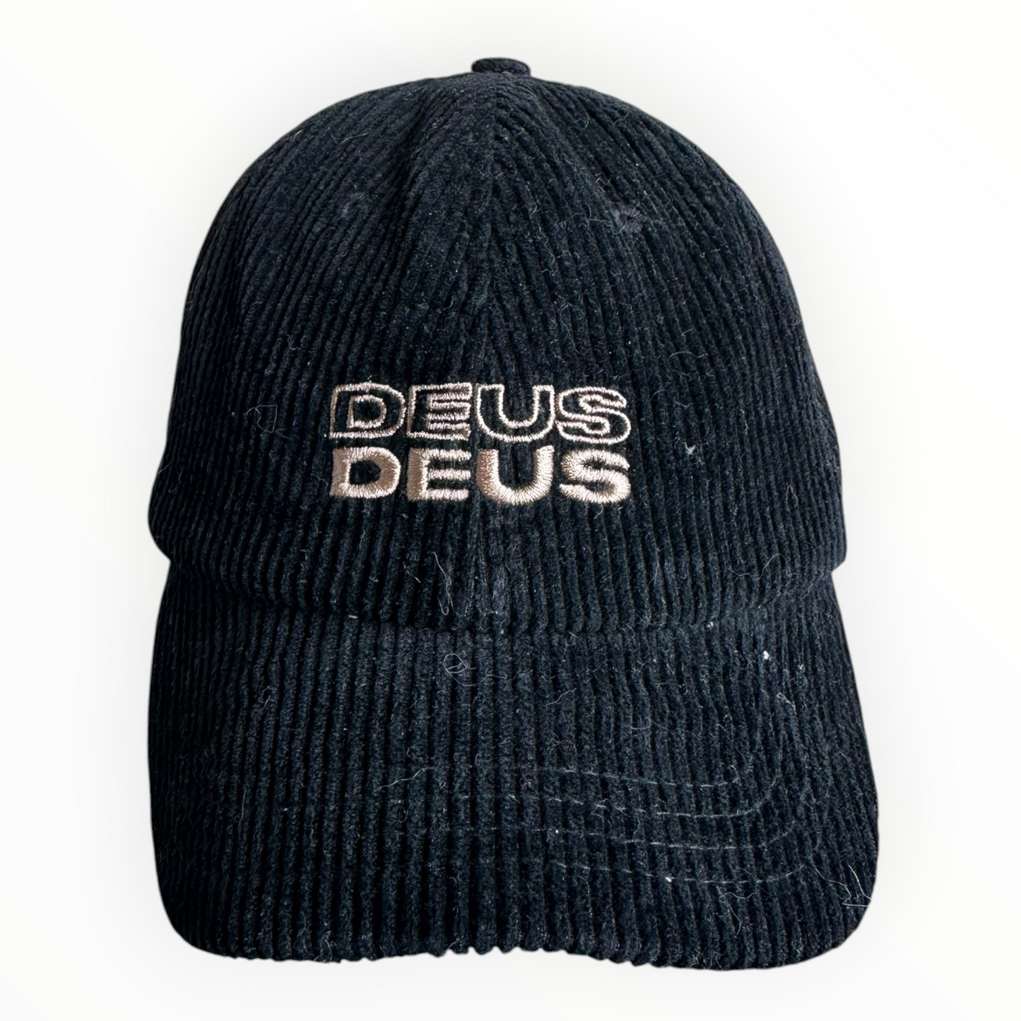 Deus Ex Machina Black Corduroy Hat Cap