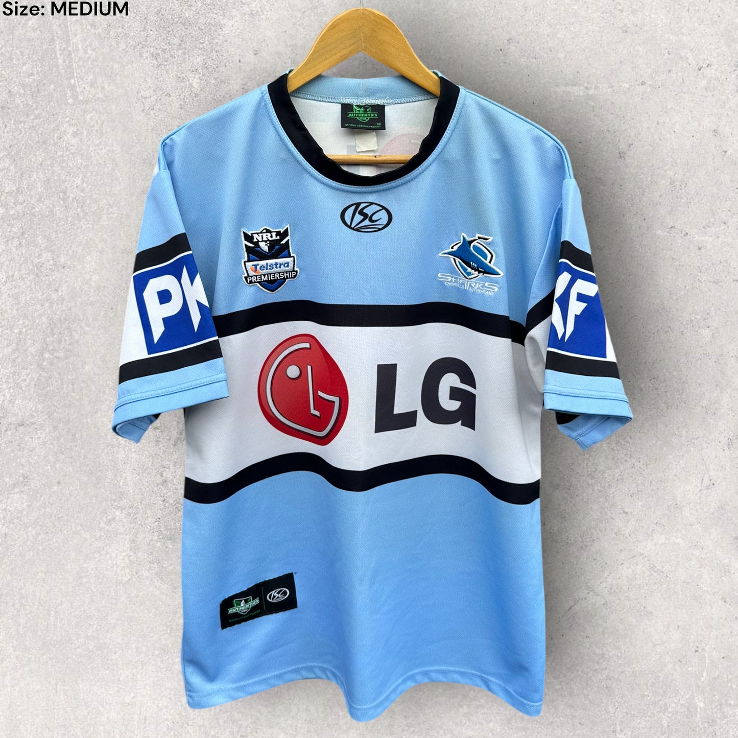 CRONULLA SHARKS 2009 HOME ISC JERSEY