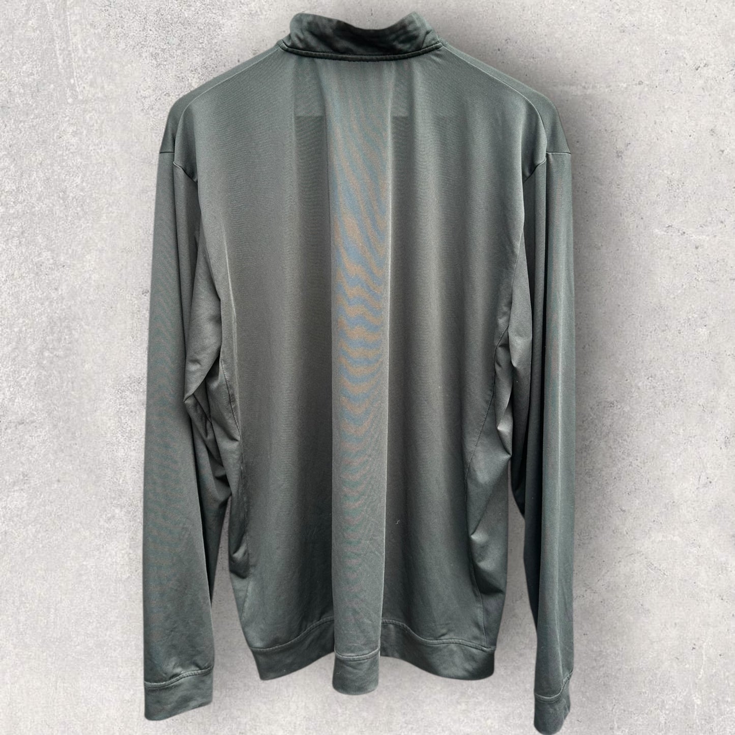 CRONULLA SHARKS PLAYER ISSUED HALF ZIP LONG SLEEVE TRAINING SHIRT