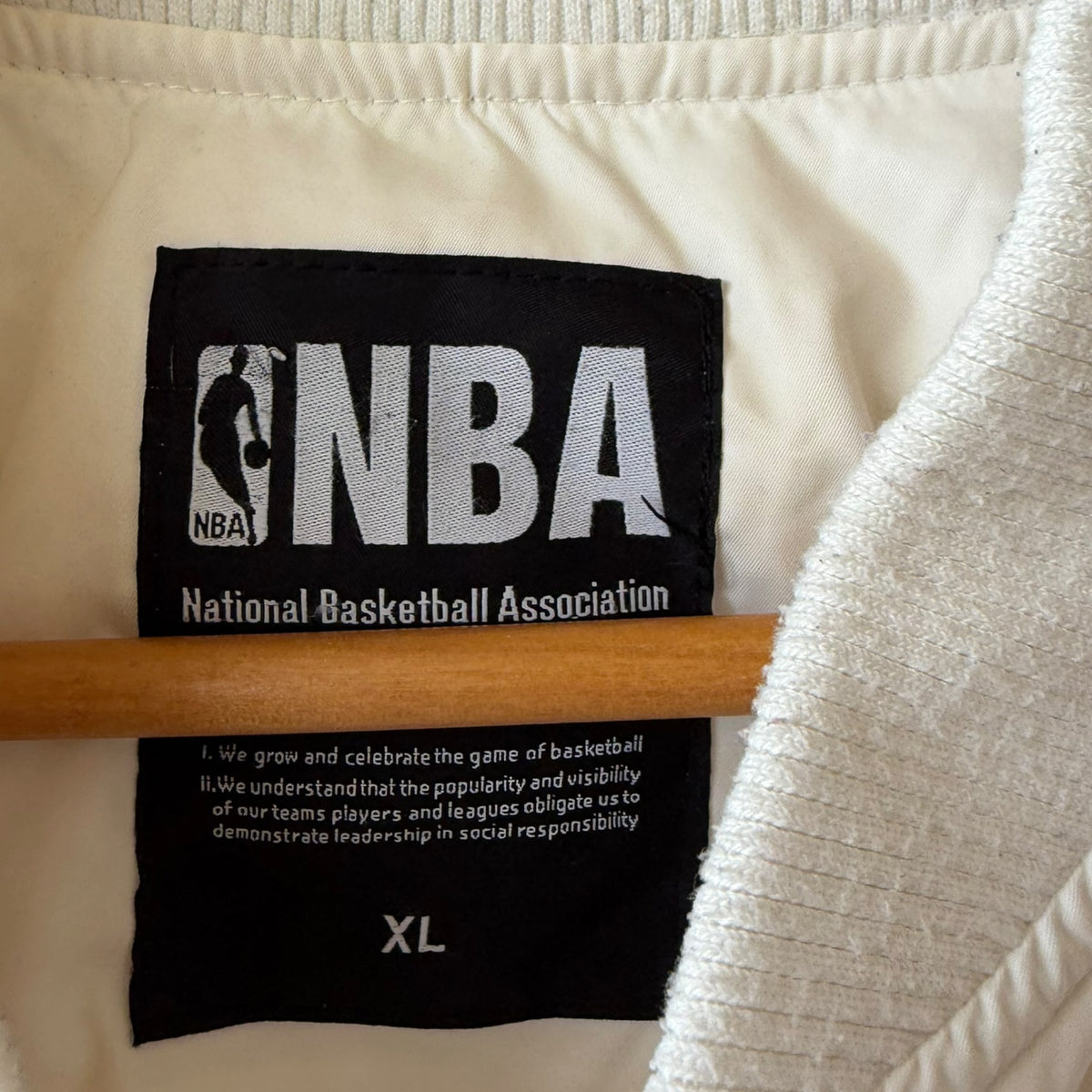 Dallas Mavericks NBA White Full Zip Jacket