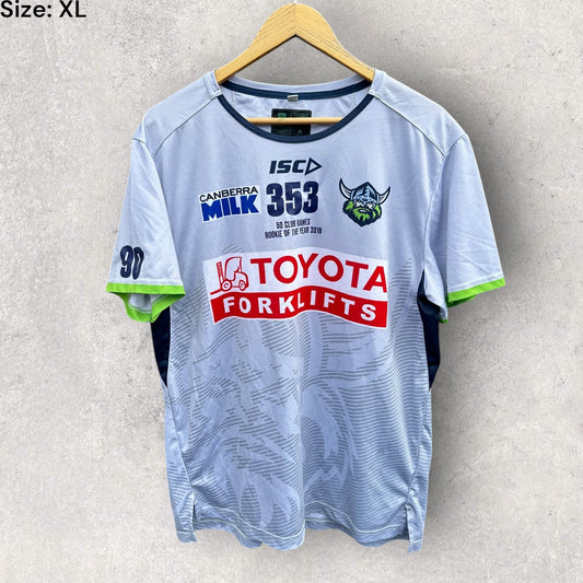 EMRE GULER CANBERRA RAIDERS CAPTAINS RUN TRAINING SHIRT
