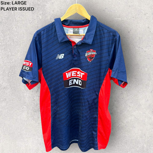 SOUTH AUSTRALIAN REDBACKS PLAYER WORN TRAINING JERSEY ISSUED TO HENRY THORNTON