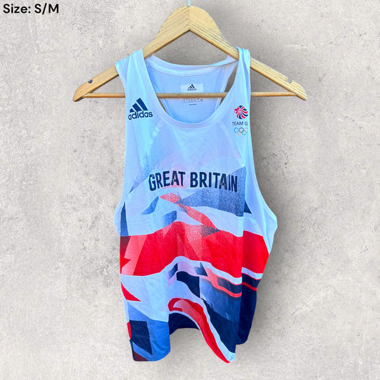 GREAT BRITIAN ADIDAS OLYMPIC GAMES TEAM GB ATHLETE SINGLET