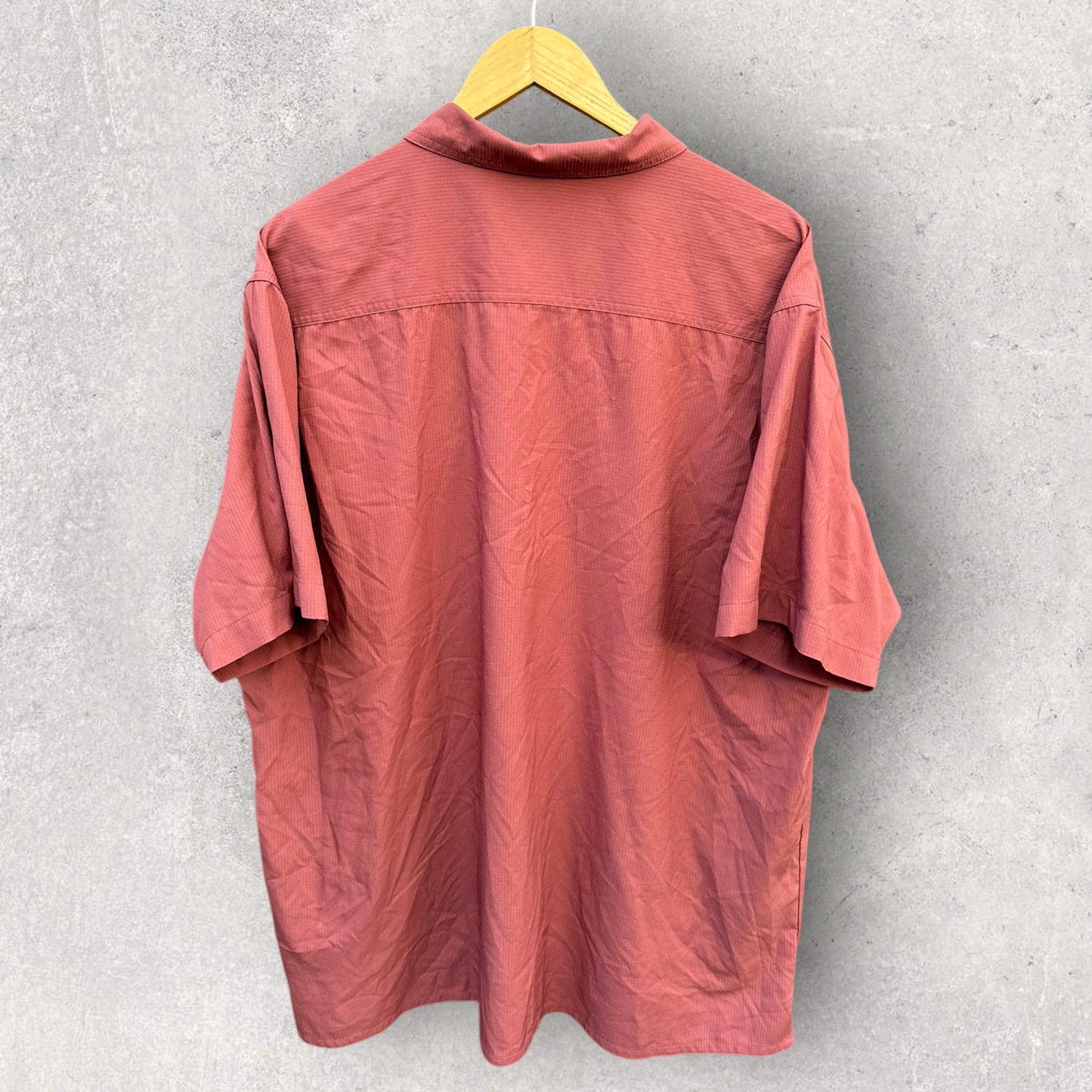 KATHMANDU CLAY COLOURED BUTTON UP SHIRT