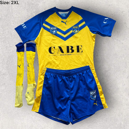 NSW CITY RUGBY LEAGUE FULL MATCH PLAYER KIT WORN BY DENZEL TONISE