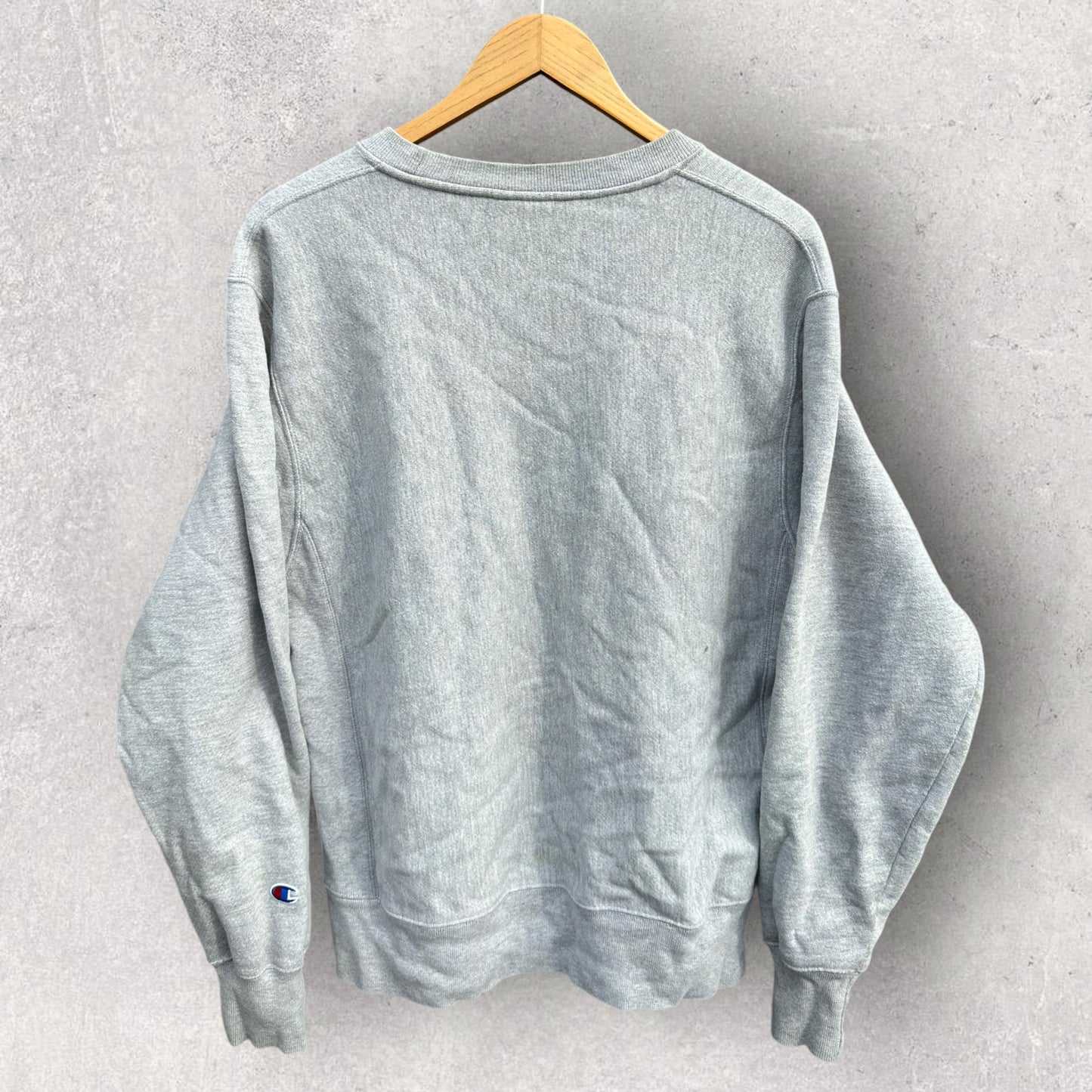 CHAMPION REVERSE WEAVE GREY PULLOVER JUMPER