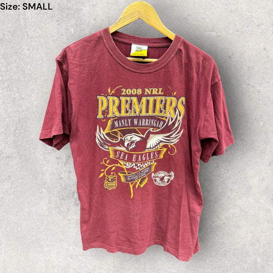 Manly Warringah Sea Eagles 2008 Premiers Nrl T-Shirt