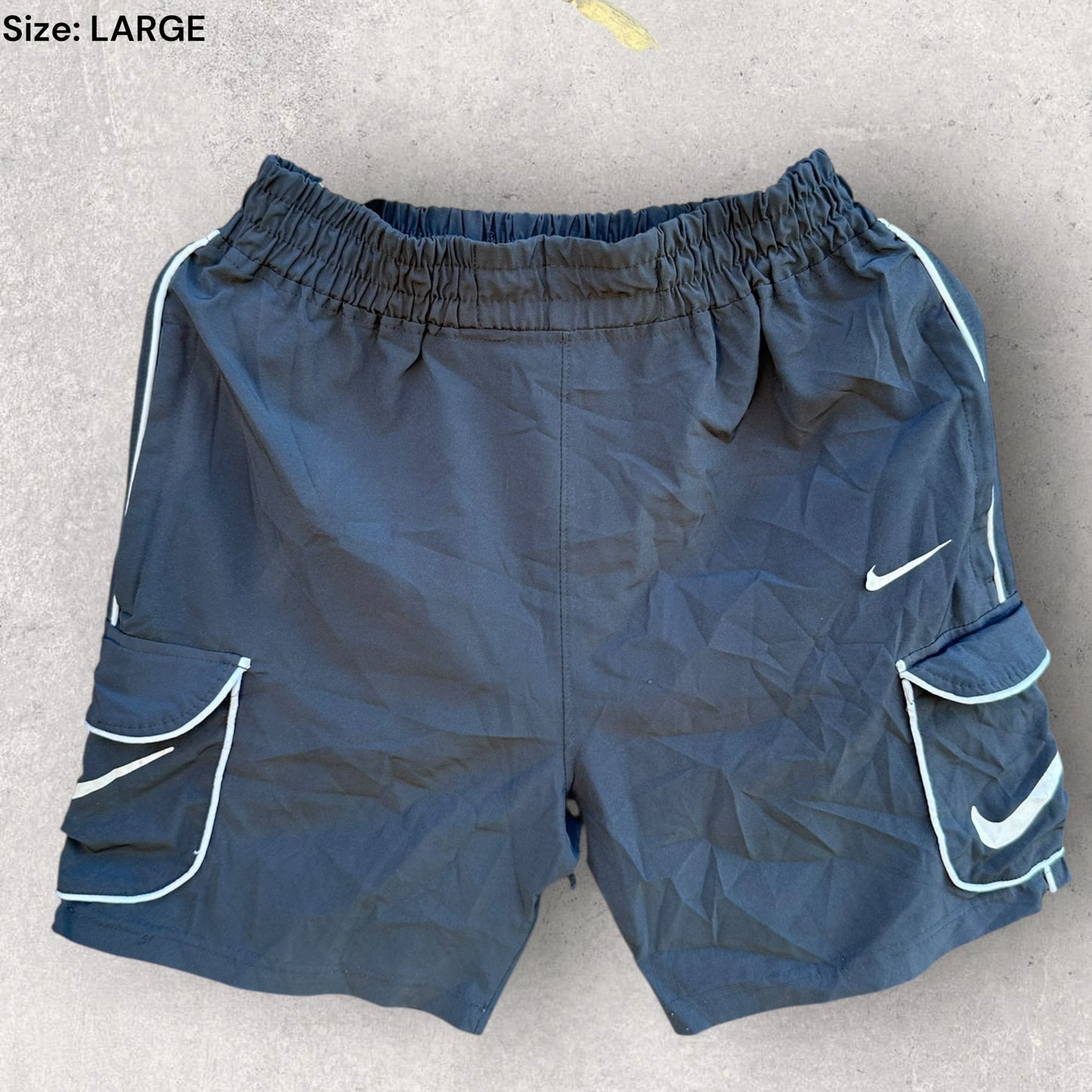 NIKE VINTAGE CHARCOAL SHORTS
