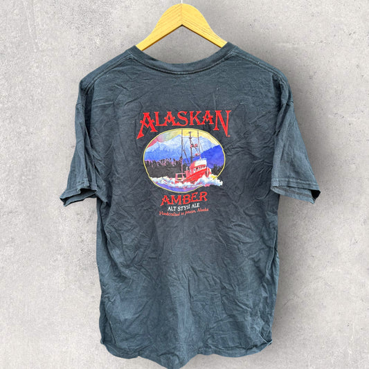 ALASKAN AMBER BLACK T-SHIRT
