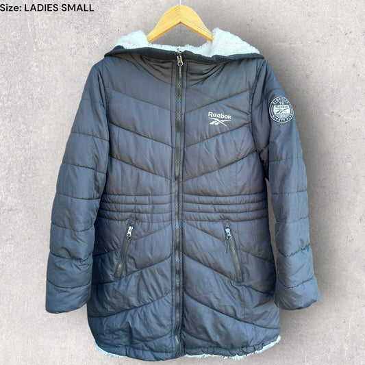 REEBOK REVERSIBLE LADIES LONG JACKET