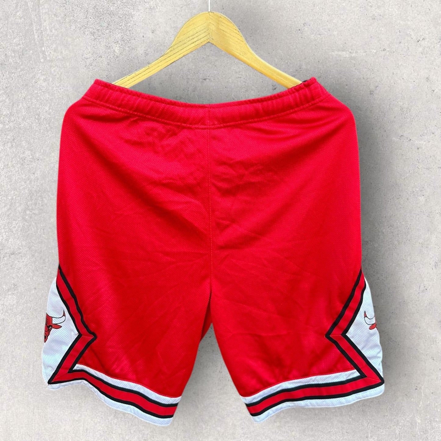 CHICAGO BULLS ADIDAS NBA RED TRAINING SHORTS