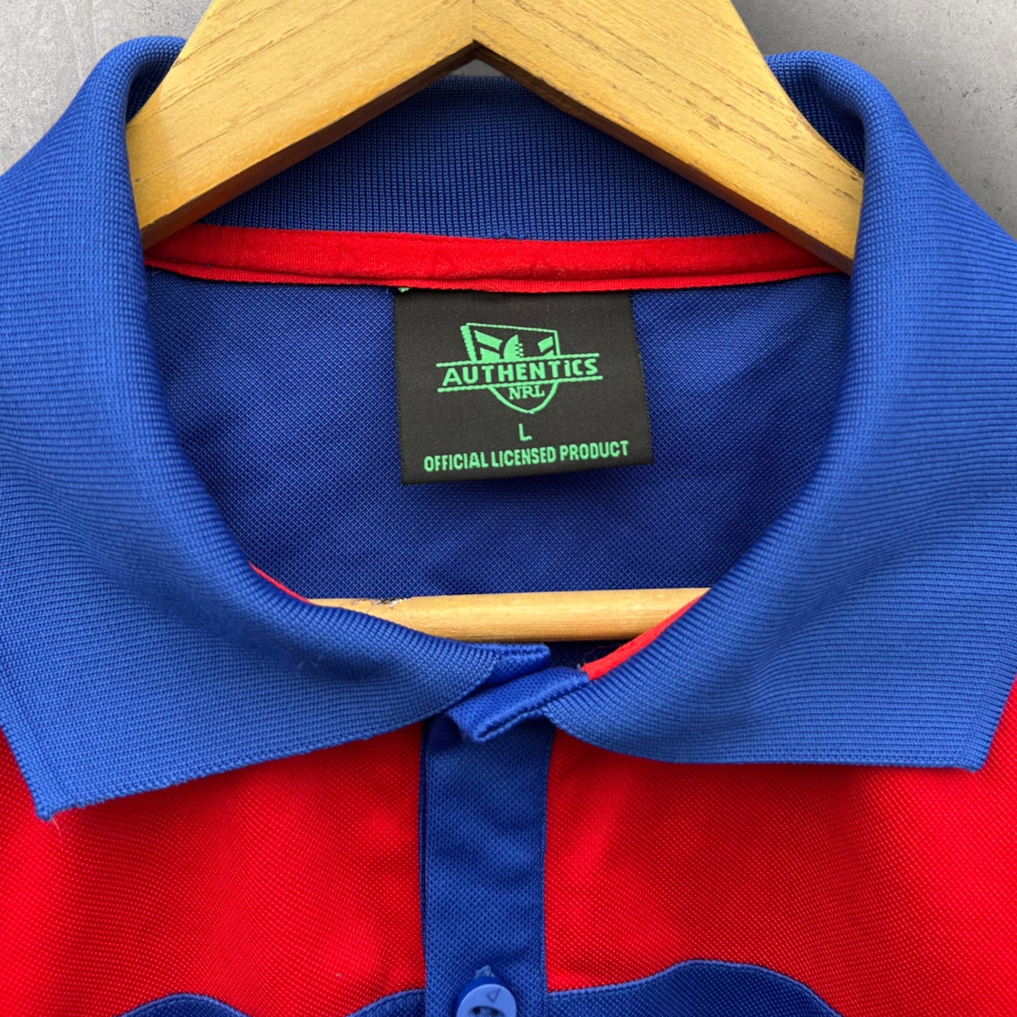 NEWCASTLE KNIGHTS ISC MEDIA POLO SHIRT