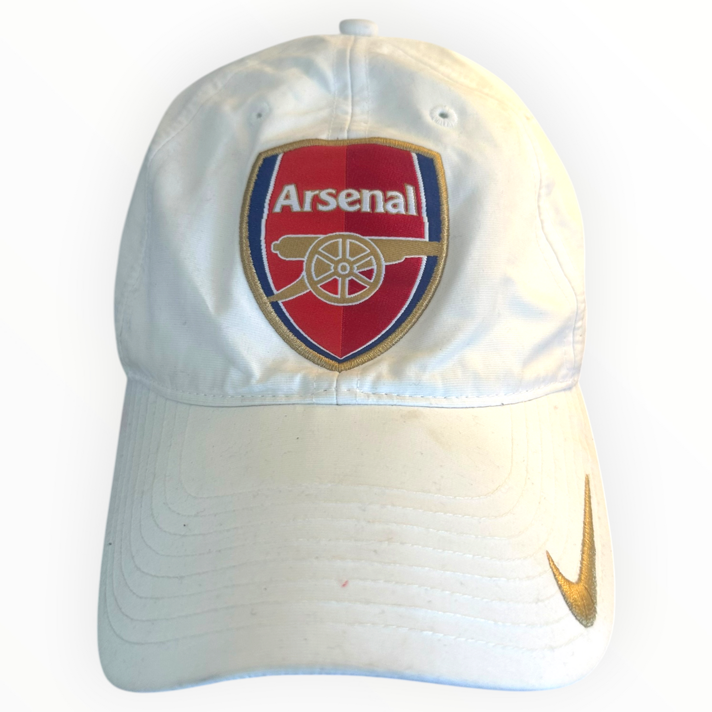 Arsenal FC Nike White Vintage Football Hat Cap