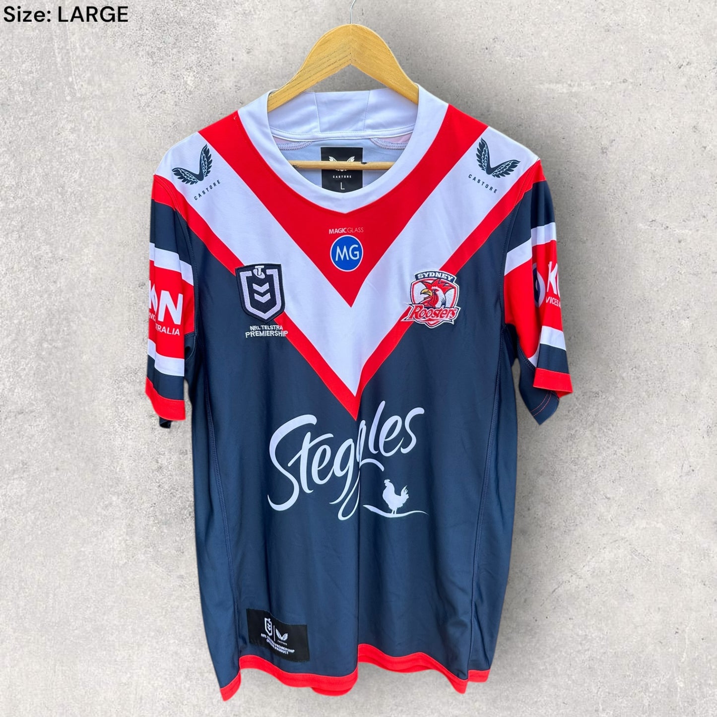 SYDNEY ROOSTERS CASTORE 2021 HOME JERSEY