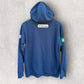 NSW BLUES 2010 CLASSIC HALF ZIP HOODED JUMPER