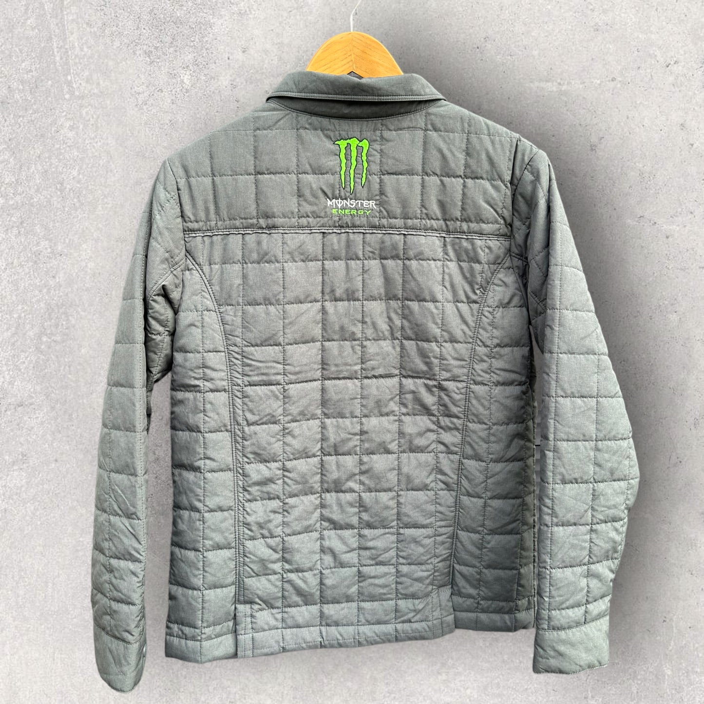 MONSTER ENERGY GREY PADDED JACKET