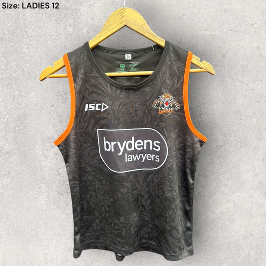 WESTS TIGERS ISC LADIES TRAINING SINGLET