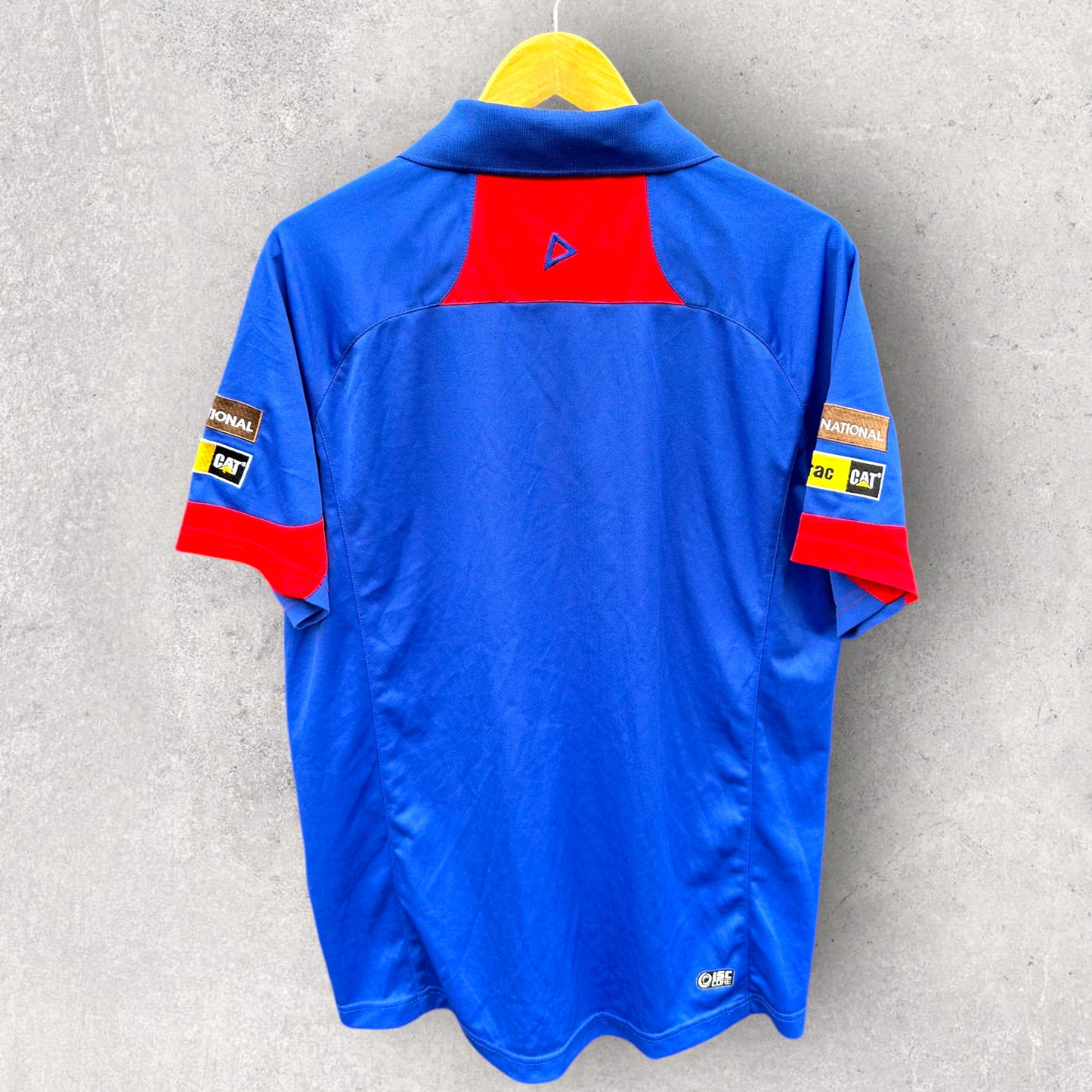 NEWCASTLE KNIGHTS ISC MEDIA POLO SHIRT