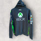 XBOX Ford Racing Black Full Zip Motorsport Hooded Jacket