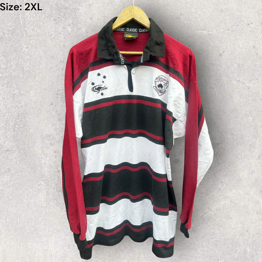 Golden Oldies Down Under Rugby Classic Long Sleeve Vintage Jersey