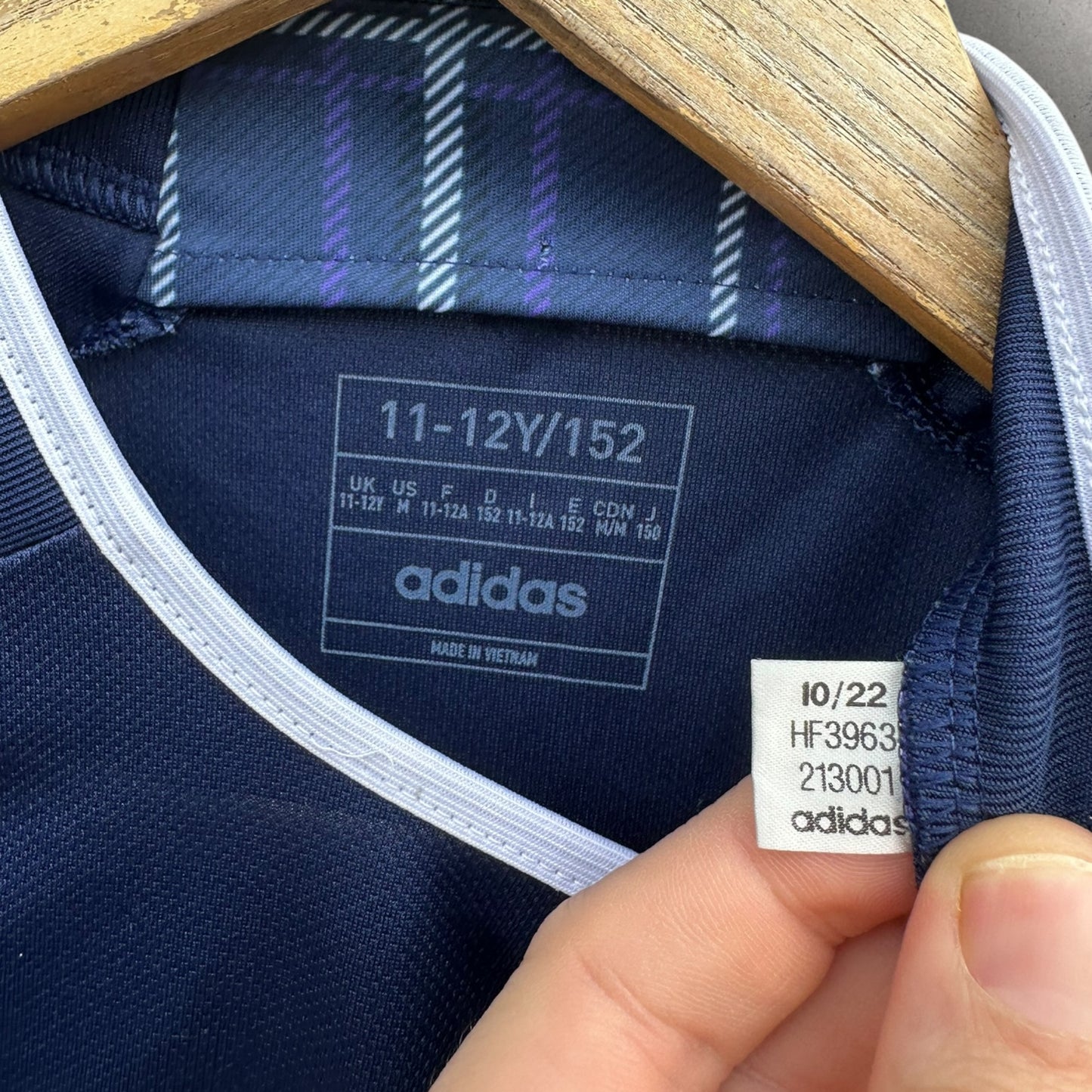 SCOTLAND 2022 ADIDAS FOOTBALL JERSEY